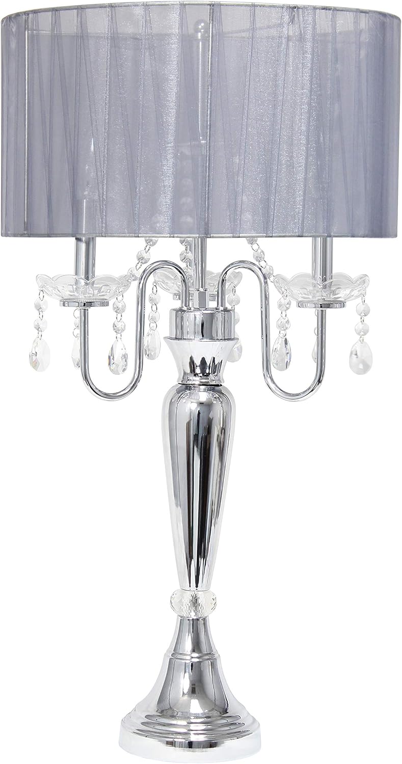 crystal table lamp shade only