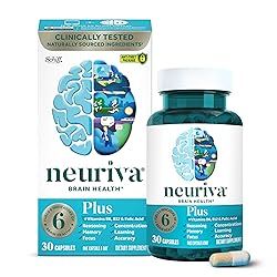 NEURIVA Plus Brain Supplement for Memory and Focus