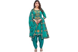 LADY DWIZA Ready to Wear Designer Indian Pakistani Ethnic Punjabi Salwar Kameez Dupatta Patiala Suit Set for Women