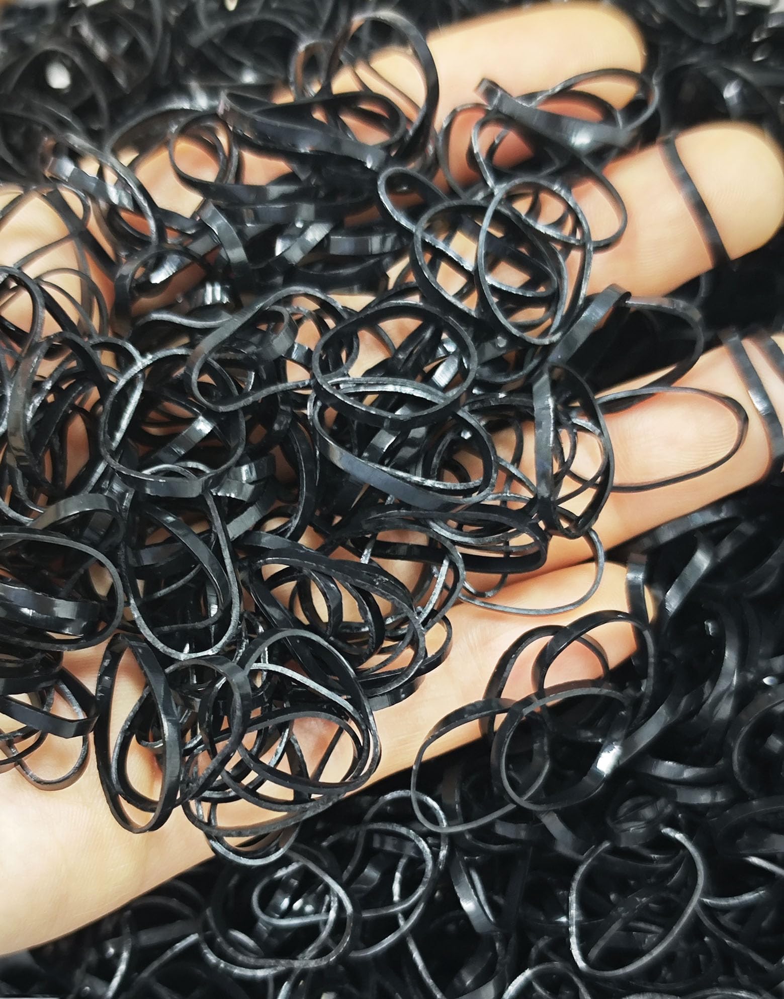 Photo 1 of 1000 Pcs Hair Bands - Mini Rubber Bands for Hair Braids Hair Accessories