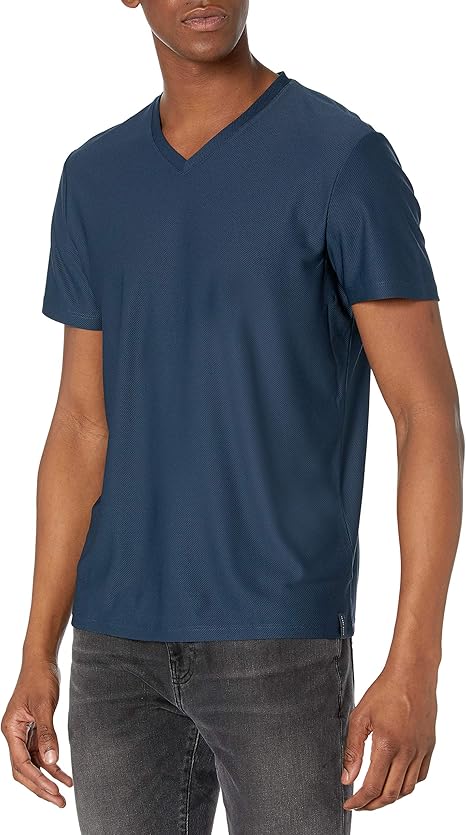 Perry Ellis Mens Performance V-Neck Tee Shirt: Amazon.ca: Clothing ...