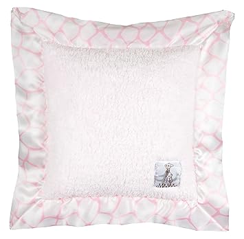 Amazon Com Little Giraffe Chenille Giraffe Pillow Pink Baby