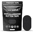 30 Pack Premium Cotton Tape - Gentle for Sensitive Skin, Painless Removal, no Residue, Hypoallergenic, Latex Free