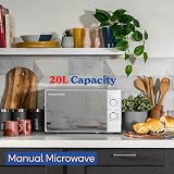 Russell Hobbs 20 Litre 800W White Microwave RHM2027 with Defrost view 4