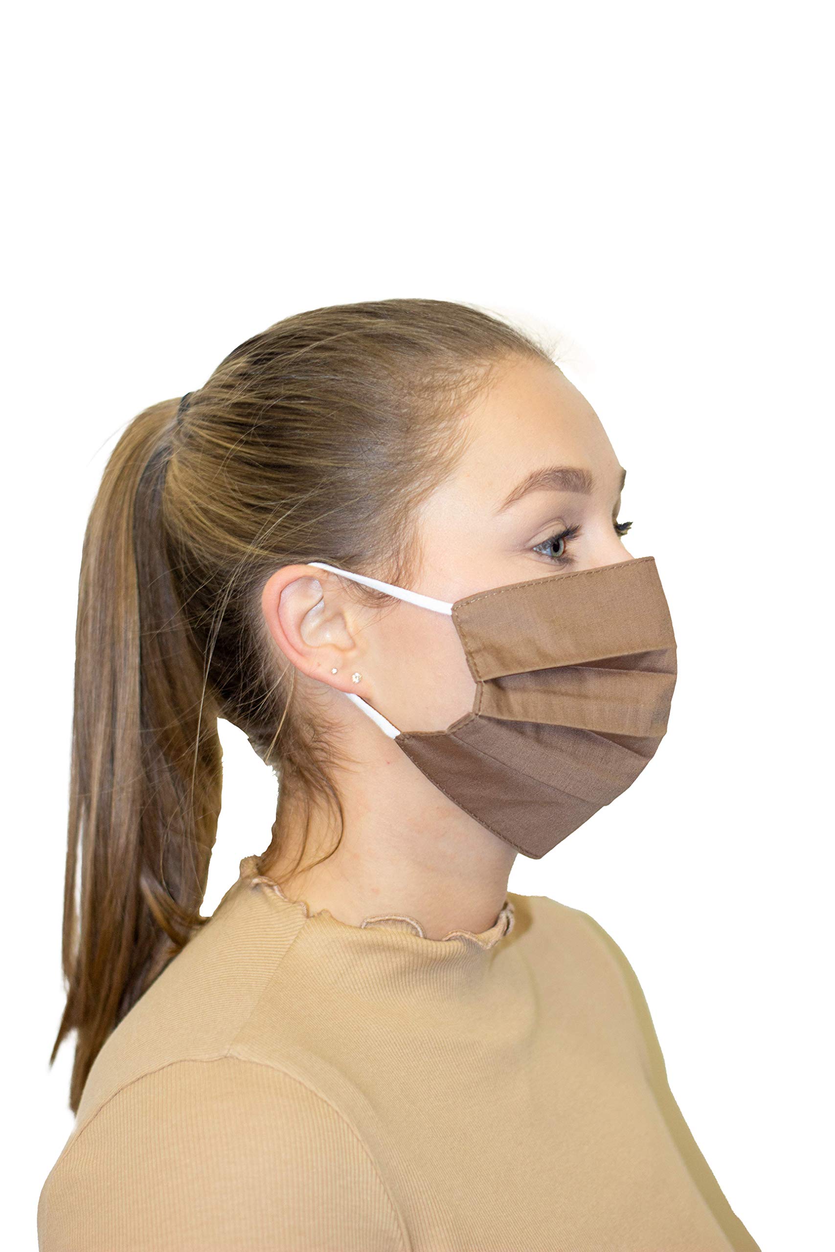 Community Masks Set of 2 Unisex Face Mask Reversible Mouth and Nose Protection Reversible Mask with Motif Cotton BCI Washable