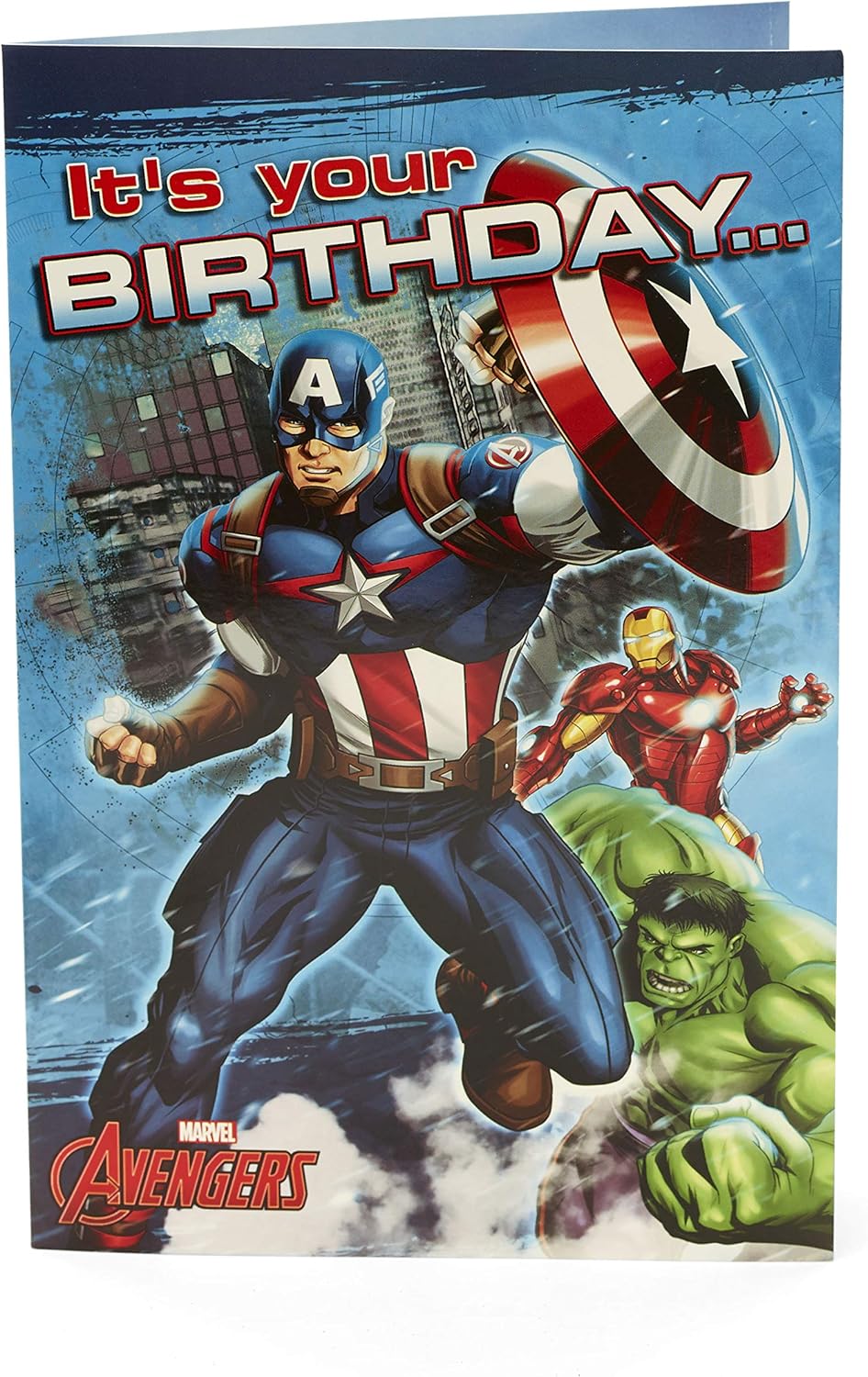 UK Greetings Boys Birthday Card, Marvel Birthday Card, Birthday Boy Card, Avengers Birthday Card, Featuting Captain America - Image 4