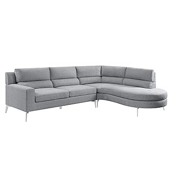 Amazon Com Homelegance Bonita 103 Sectional Sofa With Amazon Com Homelegance Bonita 103 Sectional Sofa With