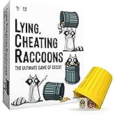 Lying, Cheating Raccoons – The Ultimate Bluffing Dice Game for 2-6 Players, Ages 8+ – Family Fun!