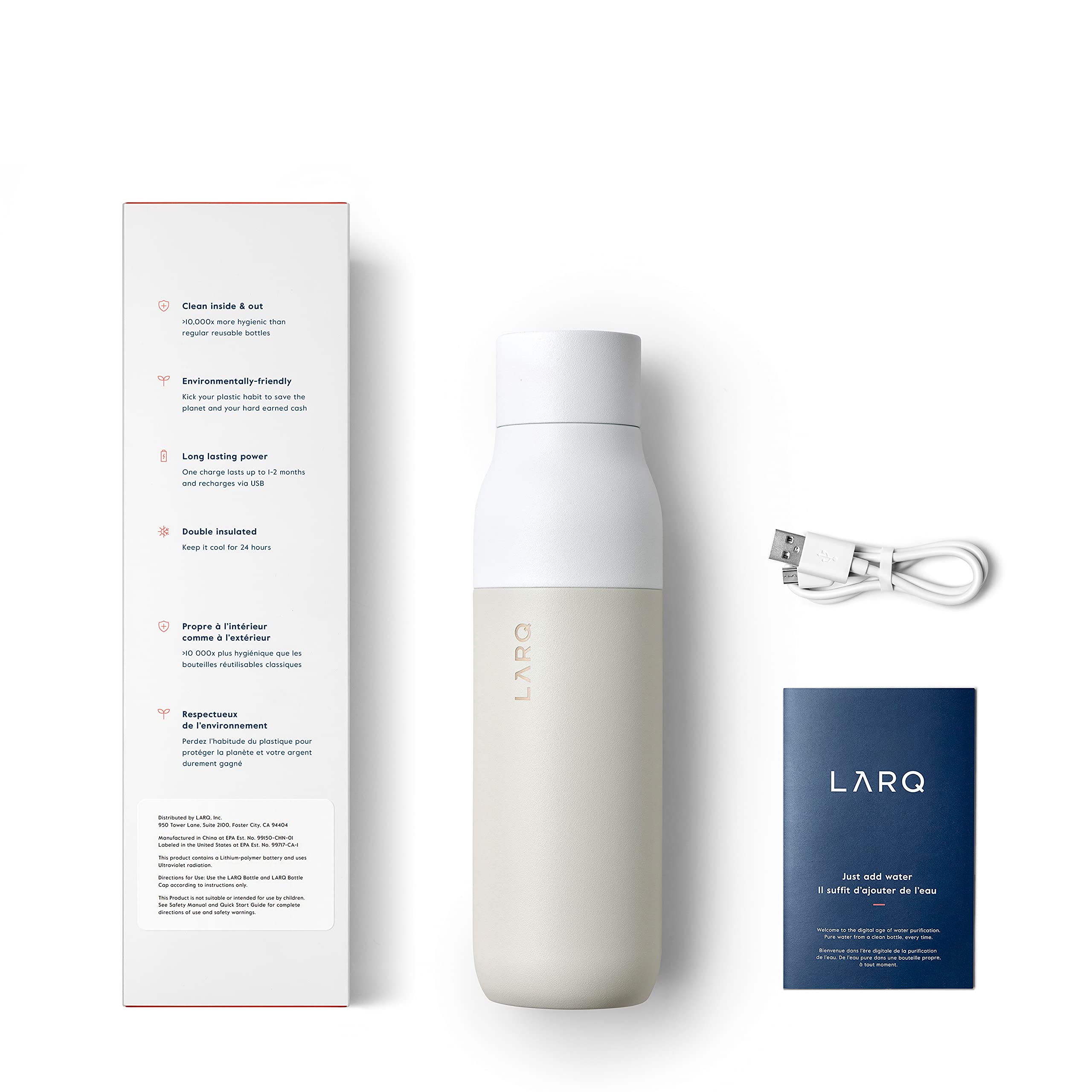 Mua Bottle PureVis 17 oz SelfCleaning and Insulated Stainless Steel
