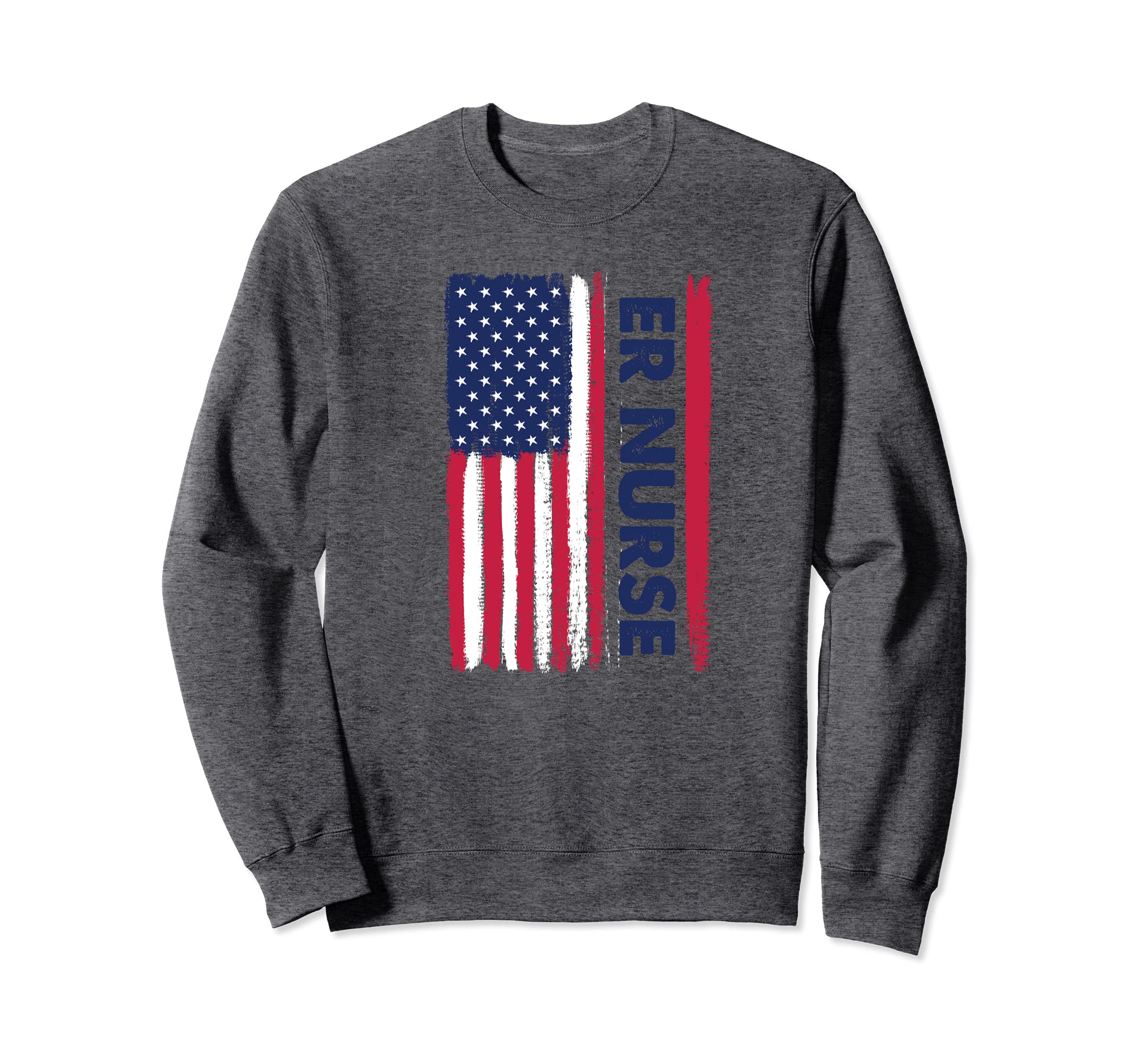 USA American Flag ER Nurse Sweatshirt