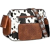 Crossbody Purse for Women, Medium Crossbody Bags, Multi Pocket Cross Body Bag Woman, PU Leather Women's Shoulder Handbags