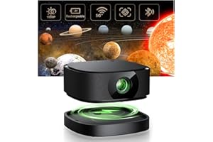 [Electric-Focus]Portable Projector with WiFi and Bluetooth:1080P 650 ANSI Battery-Powered Projector 4K Support with Zoom, Sovboi Outdoor Mini Projector Rechargeable for Home/Outdoor Use 2024 Upgraded