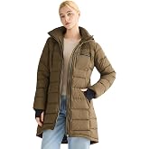Orolay Women's Mid-Long Hooded Quilted Down Puffer Winter Coat | Premium 90% RDS Down, 700+ Fill Power, Slim Fit, Two-Way Zipper, Stand Collar, Elastic Cuffs, 4 Zip Pockets, 1 Inner Pocket