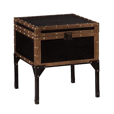 SEI Furniture Trunk End Table, Multicolor
