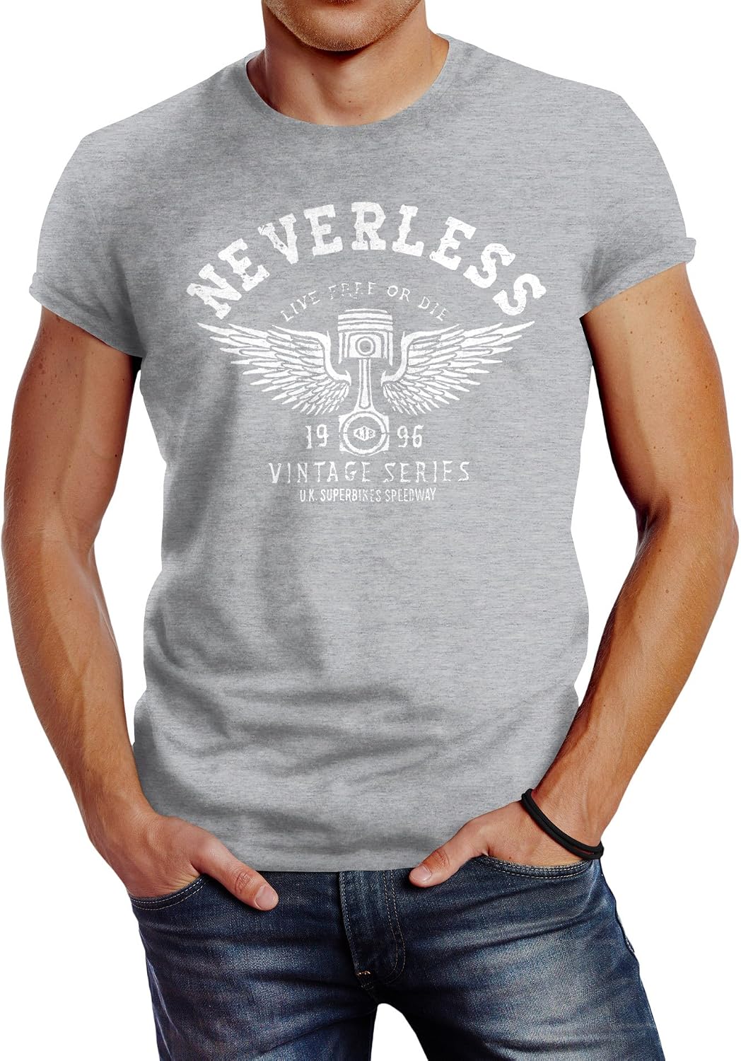 Motorrad T Shirt Herren