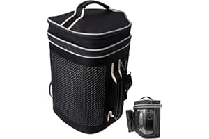 Jeachan Travel Carrying Case Compatible with Bose S1 Pro/ S1 Pro+ Portable Bluetooth Speaker, Bluetooth Speaker Bag with Shoulder Straps and Accessory Pockets for Microphone, Charger, Cable