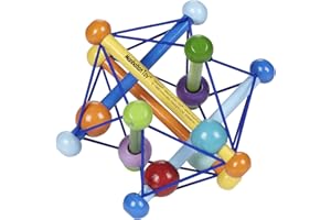 Manhattan Toy Skwish Color Burst Rattle and Teether Grasping Activity Toy