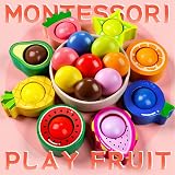 Seagoal Montessori Toys 1 Year Old Wooden Fruit Sorting Color Match 8 fruits view 8