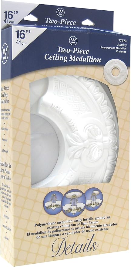 Westinghouse Lighting 77773 Ansley Medallion Two Piece Design 16