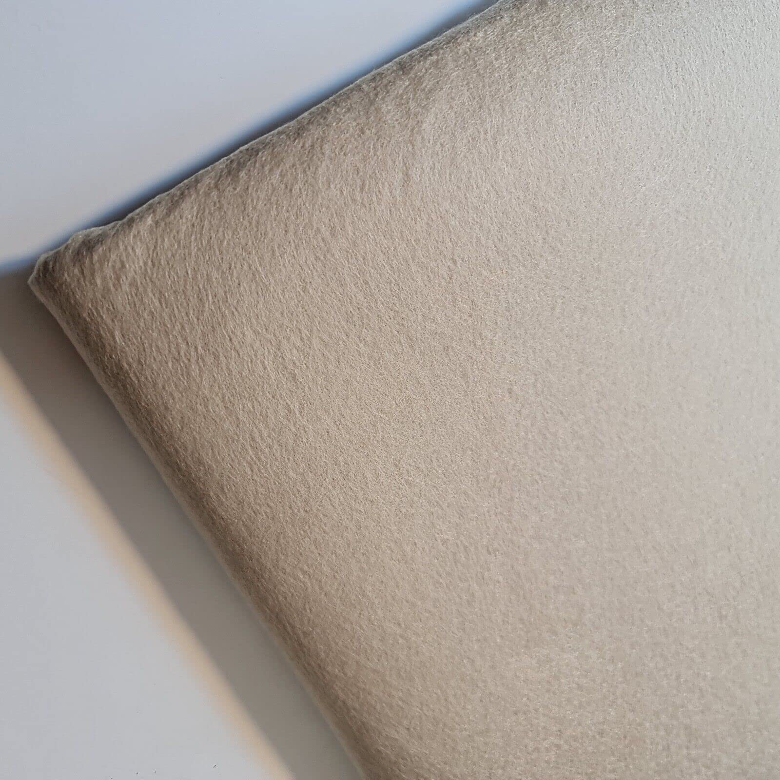 CR Premium Quality 58" / 150 cm Wide Multi Purpose Acrylic Felt Baize Fabric Material Suitable for Poker Bridge Card Craft Table (Beige)