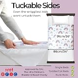 Hygge Sheets Potty Training Bed Pads | Waterproof & Non Slip | Rainbow view 3