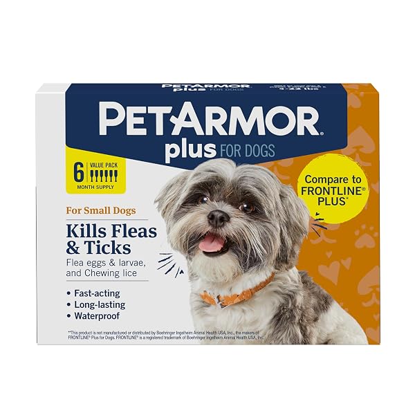 PETARMOR PLUS FOR DOGS FLEA AND TICK PREVENTION...
