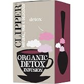 Clipper Organic Herbal Detox Tea - Organic, Caffeine Free Tea, 1 Pack, 20 Unbleached Tea Bags