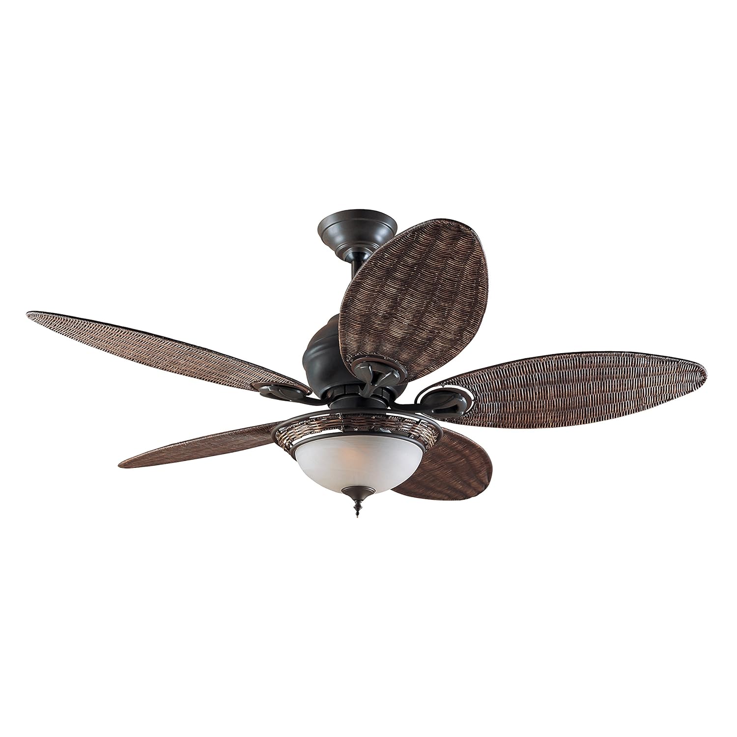 Hunter Fan Caribbean Breeze Ceiling Fan With Light Metal 240 W