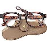 FancyFlower Round Reading Glasses for Women - Tortoise Reader - Vienna Readers