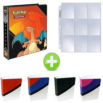 misty card pokemon pocket 3" Black 3-Ring Heavy Duty Binder