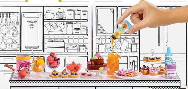 MGA’S MINIVERSE MAKE IT ALL YOU CAN EAT COLLECTIBLES, DIY, RESIN PLAY, REPLICA FOOD, NOT EDIBLE, 8+