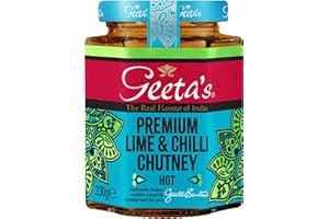 Geeta's Lime & chili Chutney hot 230g