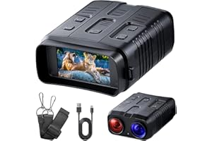 ZIYOUHU Night Vision Goggles Adult Night Vision Binoculars,Military Digital Infrared Goggles with Night Vision,8X Optical Zoom for Dark environments Night Vision Scope for Day and Night