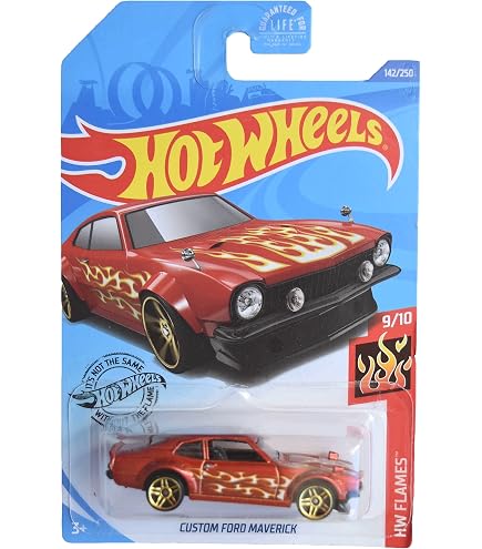 Hot Wheels Custom Ford Maverick – Limitierte Edition Türkis, 1:64 Modellauto