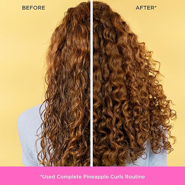 PACIFICA PINEAPPLE SWIRL CURL DEFINING CREAM FOR CURLY HAIR 4 OZ – FRIZZ CONTROL & CURL ENHANCER STYLING CREAM FOR CURLY & WAVY HAIR COCONUT OIL & HYALURONIC ACID DEFINES & ADDS BOUNCE WITHOUT CRUNCH