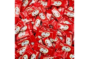 SWEETSOME Kit Kat Snack Size – Red Crisp Wafers Snack Size Milk Chocolate Candy Bars - Individually Wrapped - Bulk Pack - 1 Pound (Pack of 1)