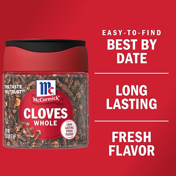 MCCORMICK WHOLE CLOVES, 0.62 OZ