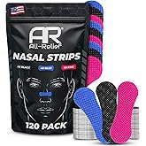 Super Pack - 120 Nasal Strips in 3 Colors | Nasal Strips for Better Breathing | Nasal Strips for Snoring, Sleeping & Congestion | Anti-Snore Nose Strips | One Size Fits All | Strong & Gentle