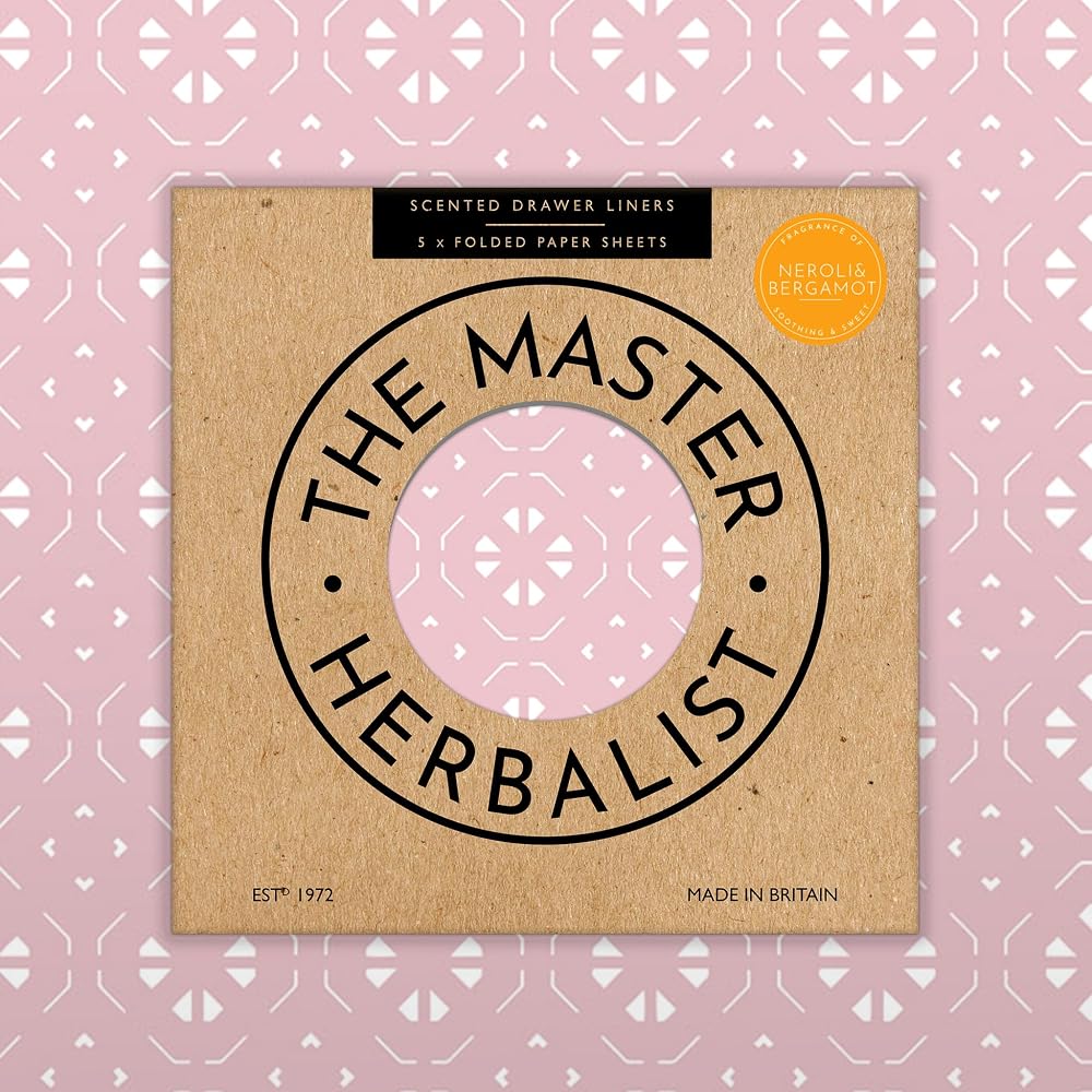 The Master Herbalist Scented Drawer Liners 5 Sheets Neroli Bergamot