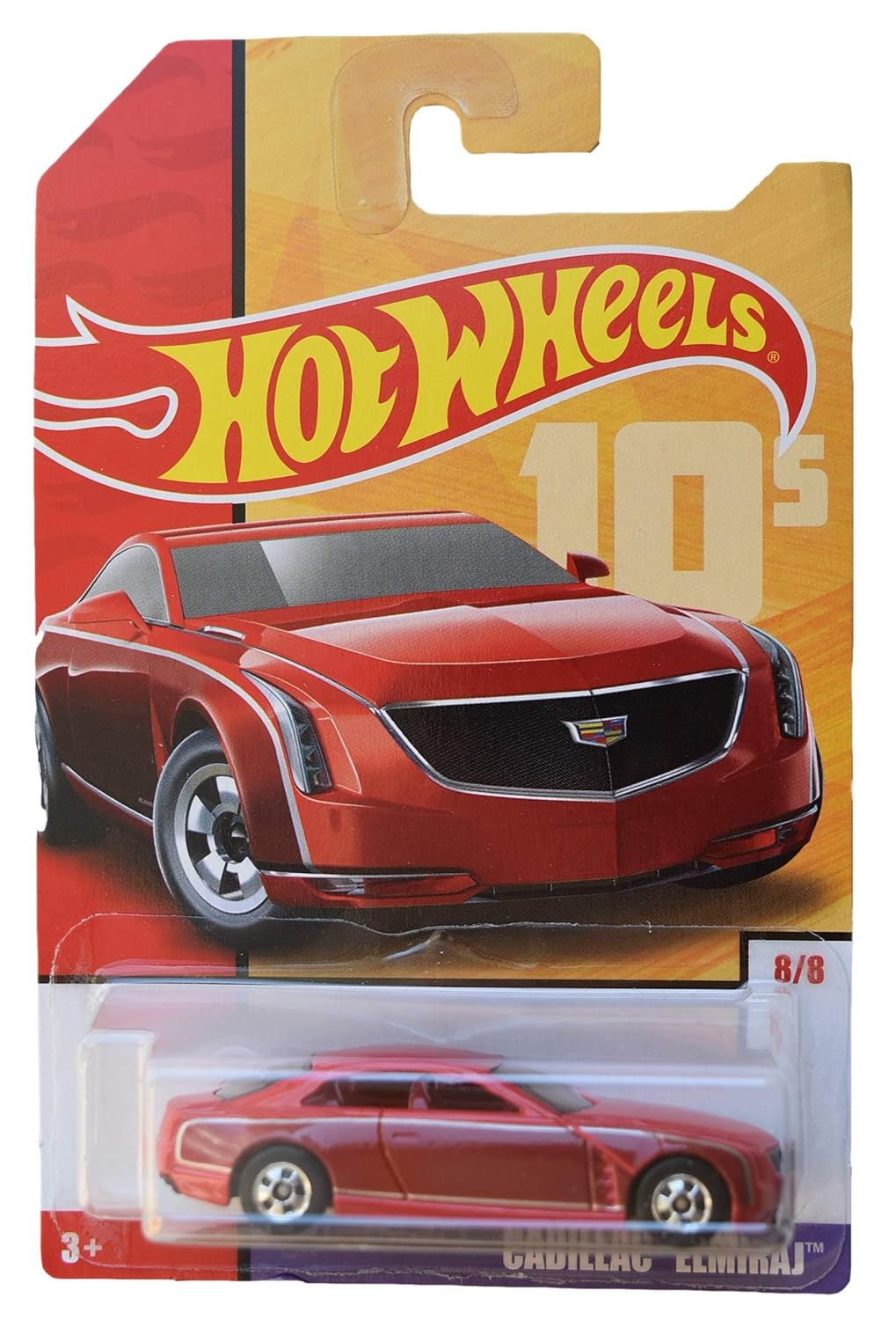 Cadillac Elmiraj 8/8 red Hot Wheels 164 Scale die cast Exclusive