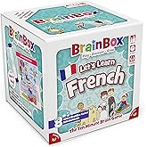 Brainbox - Let's Learn French - Trivia Game - Fun Game for Family Game Night - Memory Game for Kids and Adults - Ages 8+ - 1+