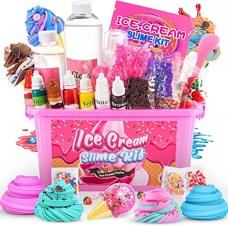 Veopoko Ice Cream Slime Kit for Kids 6-12 Veopoko Slime Kit