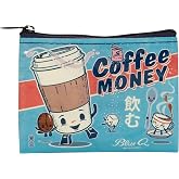Blue Q Coin Purse - Cute Coin Pouch for Men & Women, Small Pouch Organizer | Cute Coin Purse with quirky design, 95% recycled material, compact zip pouch, keychain wallet for cash, cards & small items