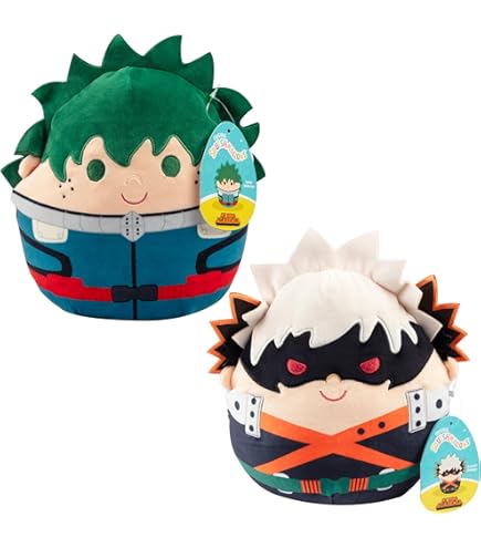 Amazon.com: Squishmallows Original 8-Inch Izuku Midoriya & Katsuki