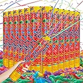 Confetti Cannon 12Inch Multicolor confetti popper party streamer Biodegradable 12Pack Party Popper Streamer Shooters for Weddings Birthdays Graduations Baby Showers Christmas New Year Celebrations