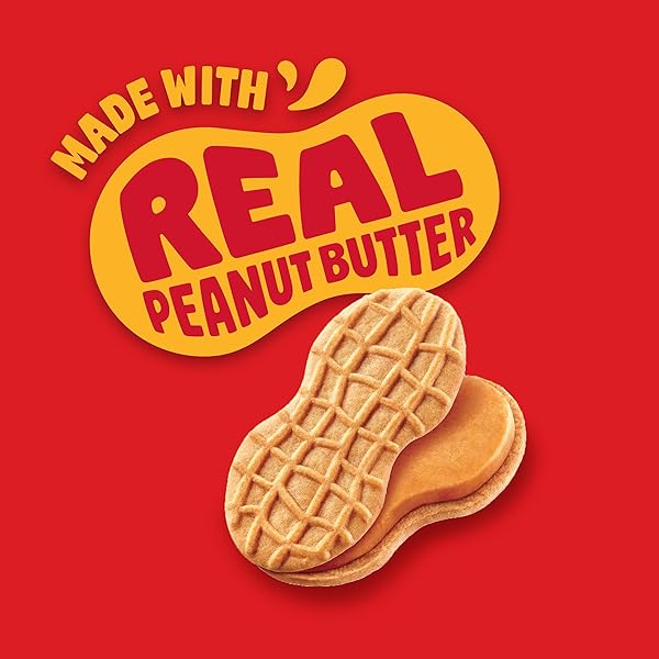 NUTTER BUTTER PEANUT BUTTER SANDWICH COOKIES, 10 SNACK PACKS (4 COOKIES PER PACK)