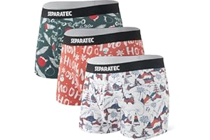 Separatec Mens Underwear Rayon Made from Bamboo Underwear Men, 3.5-Inch Legs Breathable Trunks for Men, 3-4 Pack
