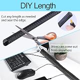 Josnown Cable Tidy Sleeve 3m Black 12-20mm Diameter Wire Management Tube for PC view 4