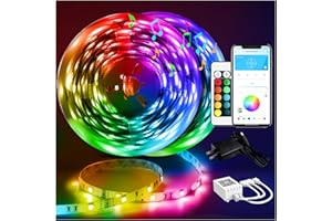 DAYBETTER Led Strip Lights 100 ft Smart with App Remote Control, 5050 RGB for Bedroom, Living Room, Home Decoration, Music Sync Color Changing for Room Party(2 Rolls of 50 ft)