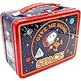 AQUARIUS Peanuts Artemis Fun Box - Sturdy Tin Storage Box with Plastic Handle & Embossed Front Cover - Officially Licensed Peanuts Artemis Merchandise & Collectible Gift